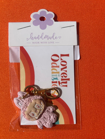 Keychain-Lafufu Light Pink
