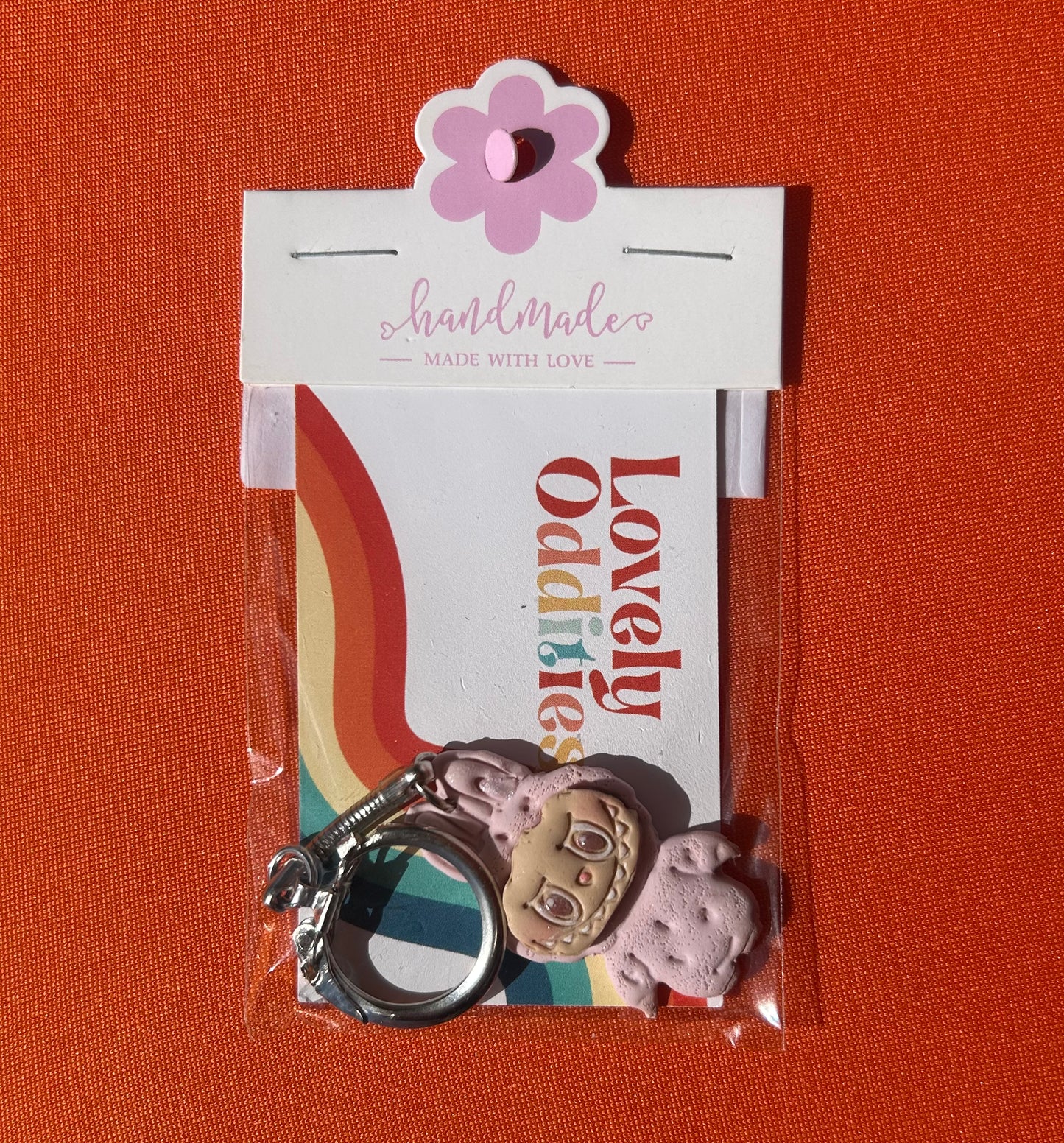Keychain-Lafufu Light Pink