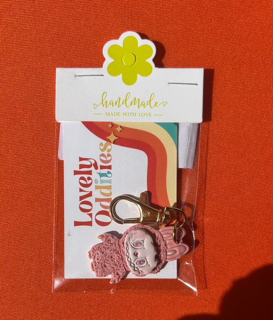 Keychain-Lafufu Pink